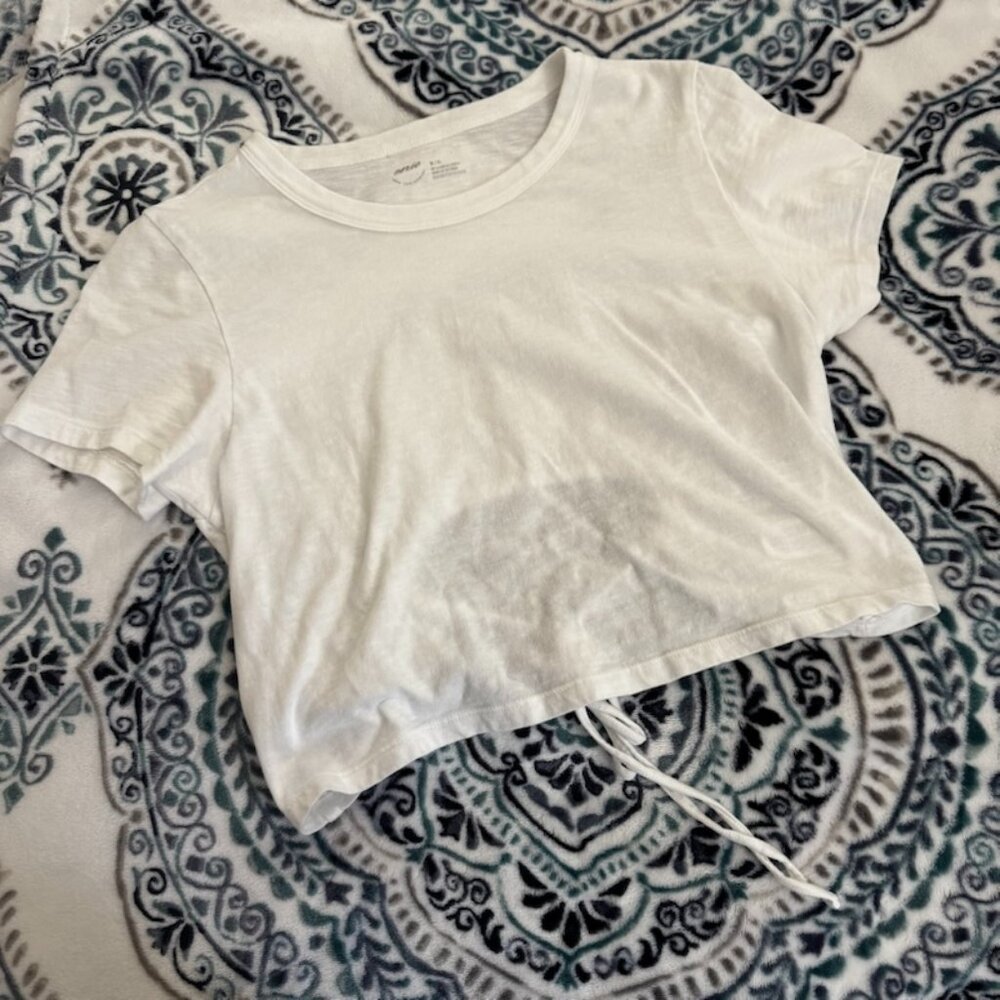 Aerie Open Back Drawstring Top